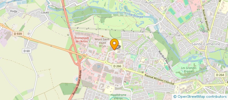 localisation de l'entreprise SELARL DOCTEUR DONATIEN BOCQUET à ARRAS