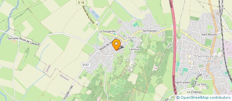 localisation de l'entreprise SELARL DOCTEUR DUHAMEL ANTHONY à LAIVES
