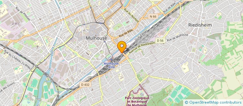 localisation de l'entreprise SELARL DOCTEUR EDOUARD  MULHOUSE