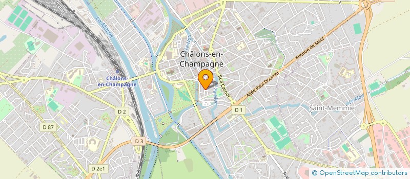 localisation de l'entreprise SELARL DOCTEUR EDOUARD-ALFRED JOHNSON à CHALONS-EN-CHAMPAGNE