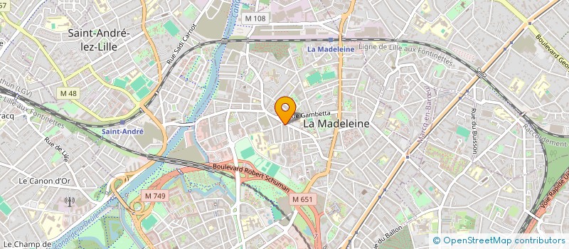 localisation de l'entreprise SELARL DOCTEUR EDOUARD DECRUCQ à LA MADELEINE