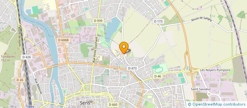 localisation de l'entreprise SELARL DOCTEUR EKOUE DIANA HARDING  SENS