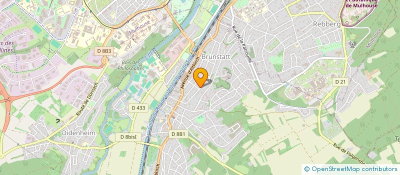 localisation de l'entreprise SELARL DOCTEUR ELENA RUGINA  BRUNSTATT-DIDENHEIM