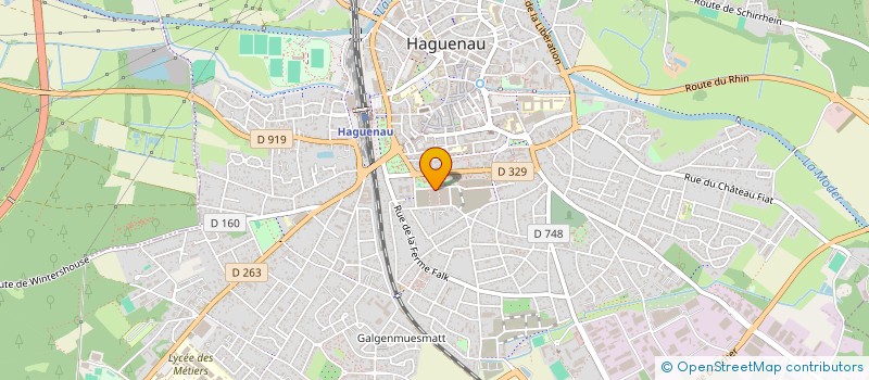 localisation de l'entreprise SELARL DOCTEUR EMMANUEL SPITZ  HAGUENAU