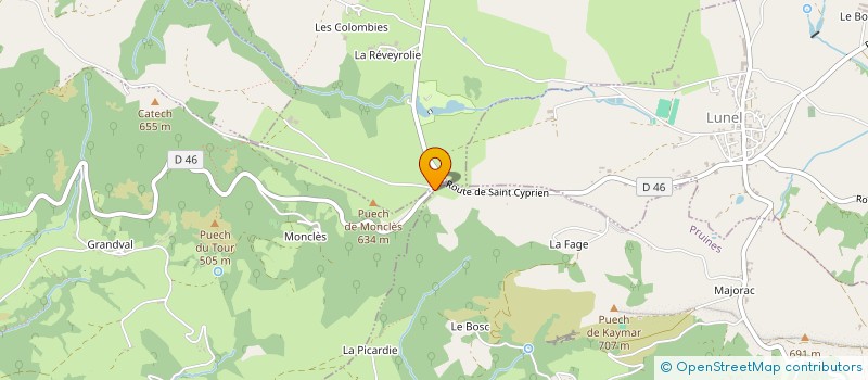 localisation de l'entreprise SELARL DOCTEUR ERIC BRUN à CONQUES-EN-ROUERGUE