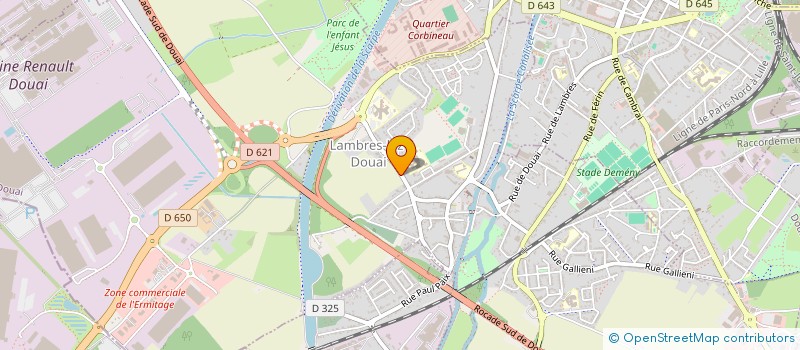 localisation de l'entreprise SELARL DOCTEUR ERIC DUPIRE à LAMBRES-LEZ-DOUAI