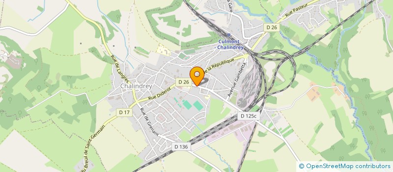 localisation de l'entreprise SELARL DOCTEUR ERIC GUYOT à CHALINDREY