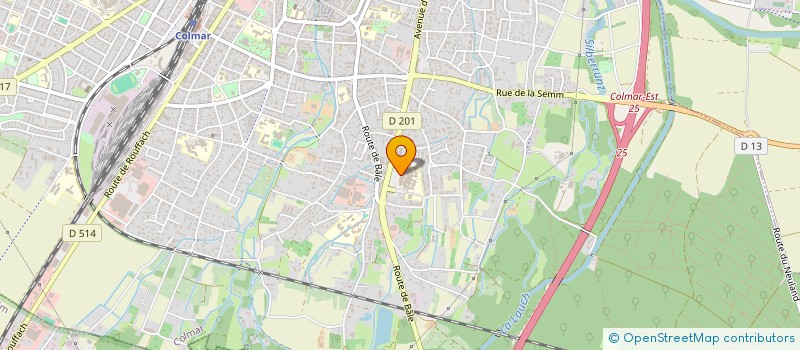 localisation de l'entreprise SELARL DOCTEUR FLORA MARTIN  COLMAR