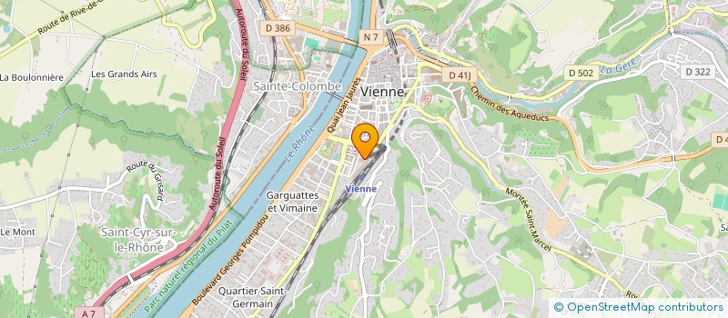 localisation de l'entreprise SELARL DOCTEUR FRANCIS BAILLY à VIENNE