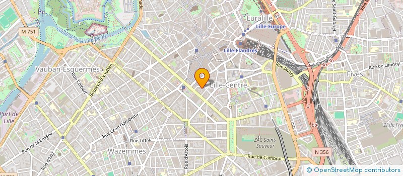 localisation de l'entreprise SELARL DOCTEUR FREDERIC MORONVAL  LILLE