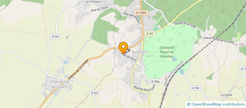 localisation de l'entreprise SELARL DOCTEUR GERALDINE BAYERON  RANDAN