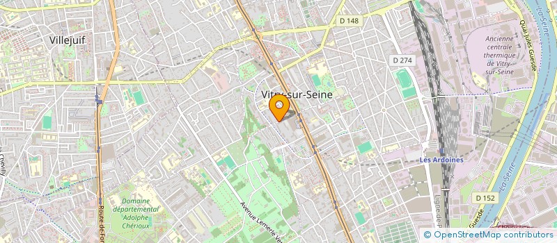 localisation de l'entreprise SELARL DOCTEUR GERMAIN DEMEULEMEESTER à VITRY-SUR-SEINE