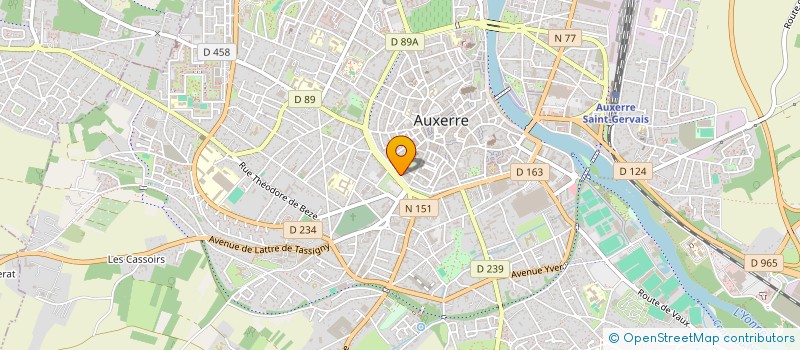localisation de l'entreprise SELARL DOCTEUR GROND à AUXERRE