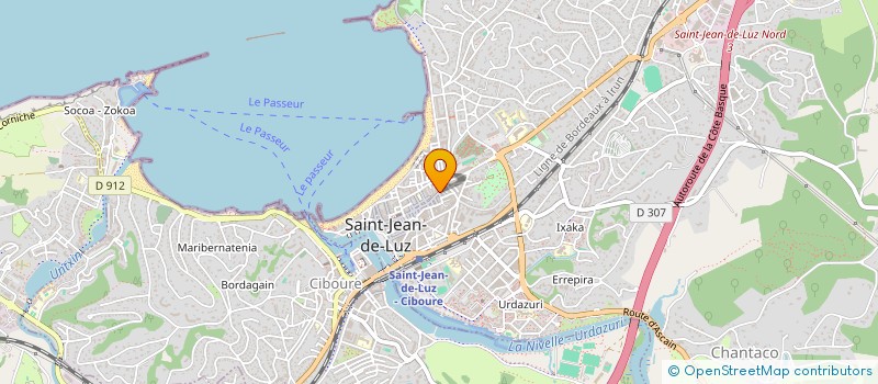 localisation de l'entreprise SELARL DOCTEUR GUERIN QUENTIN à SAINT-JEAN-DE-LUZ