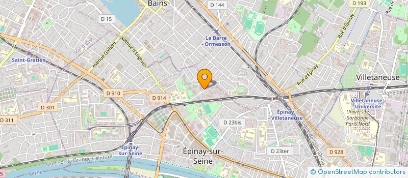 localisation de l'entreprise SELARL DOCTEUR GUIMFACK ET ASSOCIES (EK) à EPINAY-SUR-SEINE
