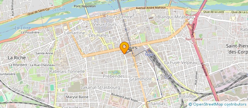 localisation de l'entreprise SELARL DOCTEUR HELENE MARCHAIS CHERIAUX  TOURS