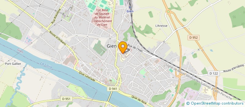 localisation de l'entreprise SELARL DOCTEUR HENRIETTE MONTALVO à GIEN