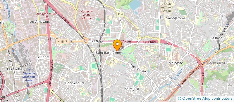 localisation de l'entreprise SELARL DOCTEUR HUA JEAN SEBASTIEN à MARSEILLE