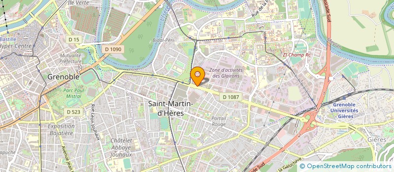 localisation de l'entreprise SELARL DOCTEUR ISABELLE DAVID à SAINT-MARTIN-D'HERES