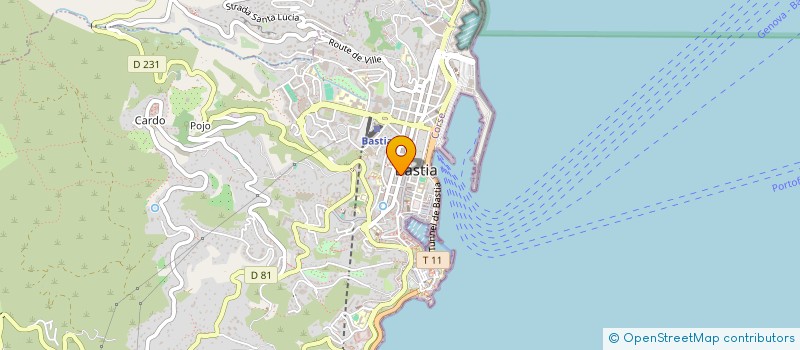 localisation de l'entreprise SELARL DOCTEUR JEAN PATRICK CASANOVA à BASTIA