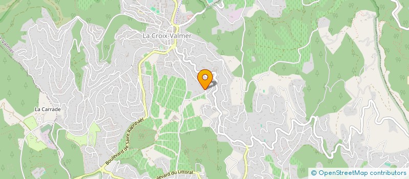 localisation de l'entreprise SELARL DOCTEUR JEROME LECLERC  LA CROIX-VALMER