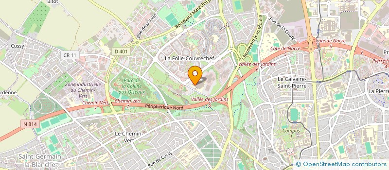 localisation de l'entreprise SELARL DOCTEUR JUSTIN DUGUE ORL à CAEN