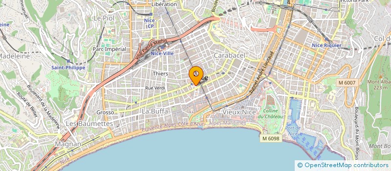 localisation de l'entreprise SELARL DOCTEUR KRAWCZYK PIOTR à NICE