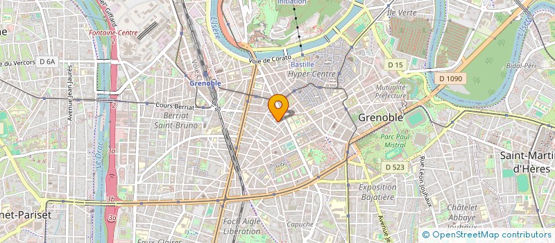 localisation de l'entreprise SELARL DOCTEUR LACROIX à GRENOBLE