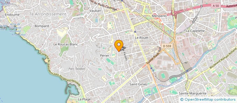 localisation de l'entreprise SELARL DOCTEUR LOIC COLLETER à MARSEILLE