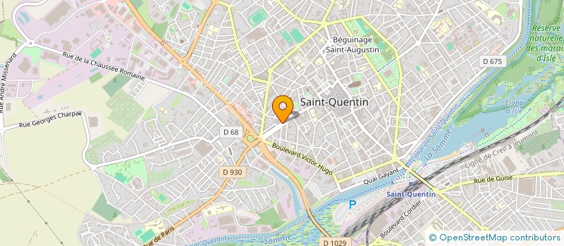 localisation de l'entreprise SELARL DOCTEUR LYDIA ROGOWSKI-MERIAUX à SAINT-QUENTIN