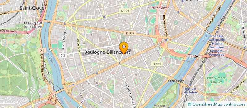 localisation de l'entreprise SELARL DOCTEUR MATHIOT à BOULOGNE-BILLANCOURT