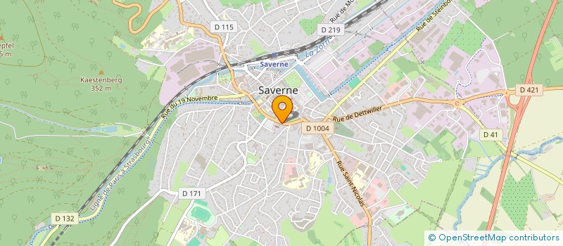 localisation de l'entreprise SELARL DOCTEUR MAXIME SIEGEL à SAVERNE