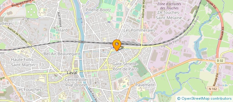 localisation de l'entreprise SELARL DOCTEUR MIHAELA ORITA à LAVAL