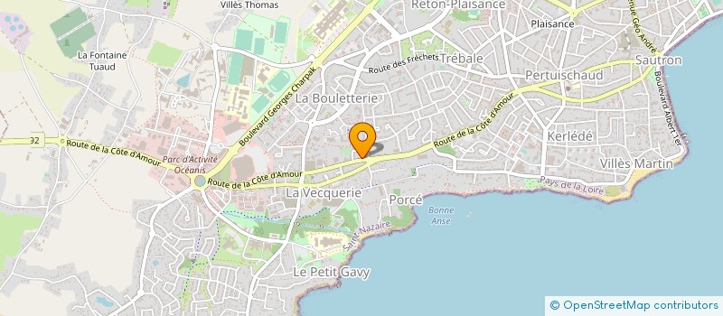 localisation de l'entreprise SELARL DOCTEUR MIRIAM LOUIS à SAINT-NAZAIRE