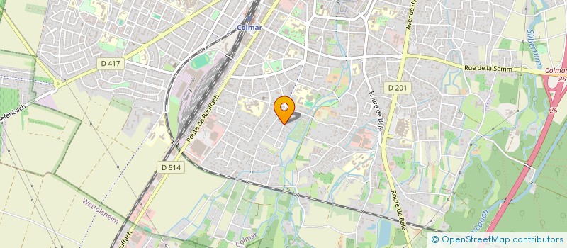 localisation de l'entreprise SELARL DOCTEUR OLIVIER ROTH  COLMAR