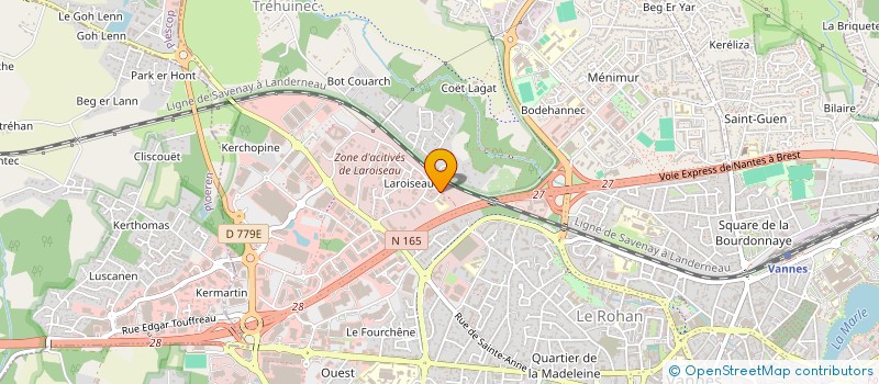 localisation de l'entreprise SELARL DOCTEUR PASCAL BEAUFRETON à VANNES