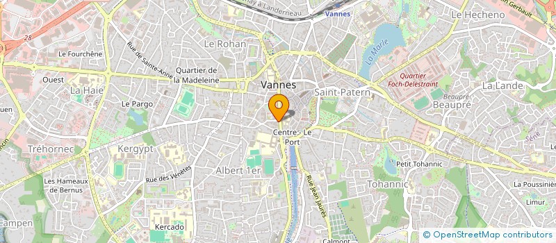localisation de l'entreprise SELARL DOCTEUR PEGOT à VANNES