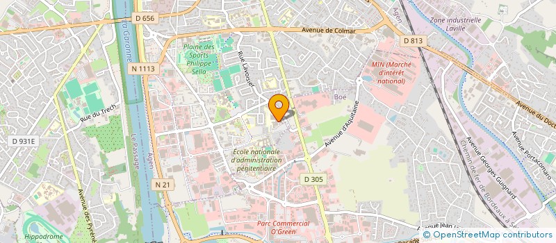 localisation de l'entreprise SELARL DOCTEUR PHELIPPEAU  AGEN