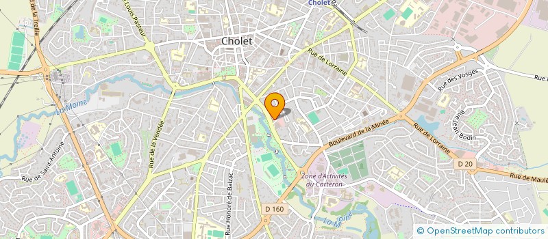 localisation de l'entreprise SELARL DOCTEUR PIERRE BRAIRE à CHOLET