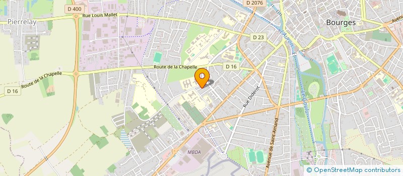 localisation de l'entreprise SELARL DOCTEUR REBILLOUT FABIENNE à BOURGES