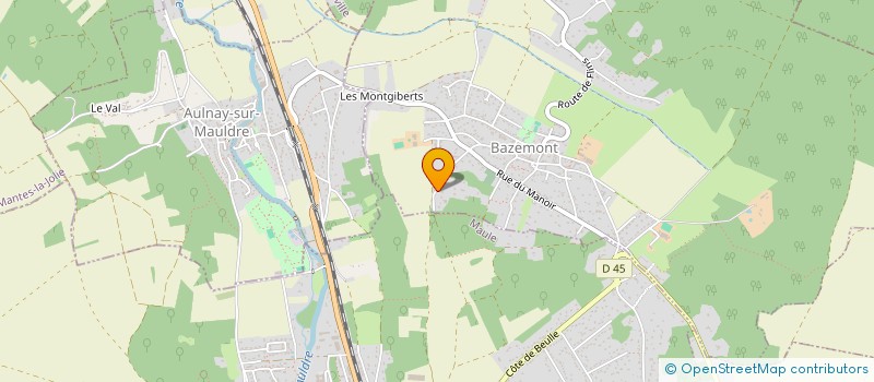 localisation de l'entreprise SELARL DOCTEUR RIVET PIERRE FREDERIC  BAZEMONT