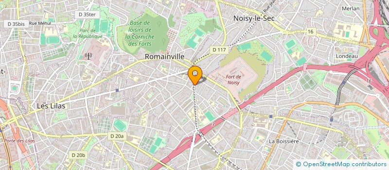 localisation de l'entreprise SELARL DOCTEUR RODRIGUES FAURE-GYNECOLOGIE-OBSTETRICIEN à ROMAINVILLE