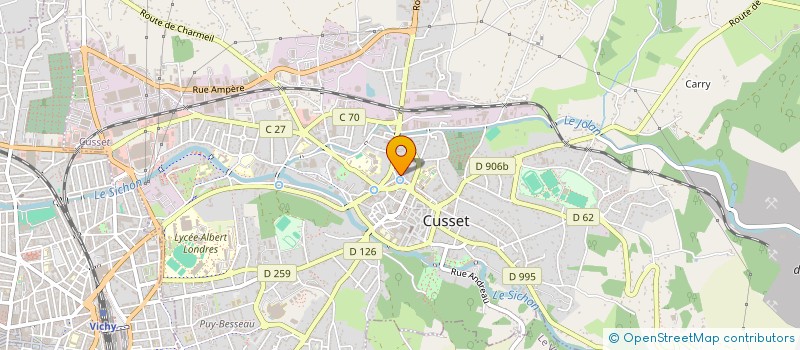 localisation de l'entreprise SELARL DOCTEUR ROMAIN FEBVRE à CUSSET