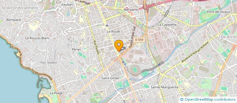 localisation de l'entreprise SELARL DOCTEUR SALAZARD à MARSEILLE