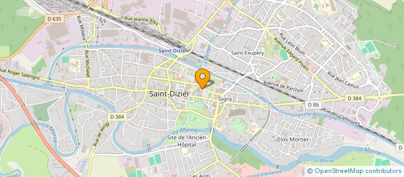 localisation de l'entreprise SELARL DOCTEUR SANDRINE COUAILLIER à SAINT-DIZIER
