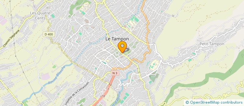 localisation de l'entreprise SELARL DOCTEUR SANTUCCI CEDRIC  LE TAMPON