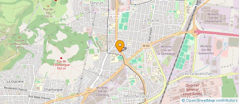 localisation de l'entreprise SELARL DOCTEUR SEBASTIAAN LAMBERT  CLERMONT-FERRAND