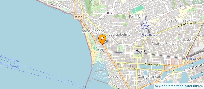 localisation de l'entreprise SELARL DOCTEUR SICOT  LE HAVRE