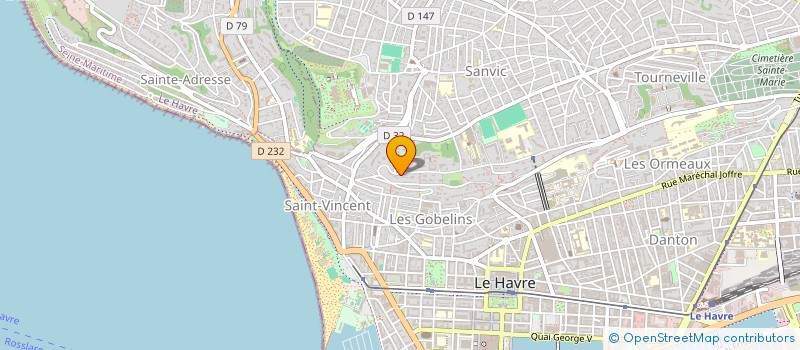 localisation de l'entreprise SELARL DOCTEUR SIMON BERTIAUX à LE HAVRE