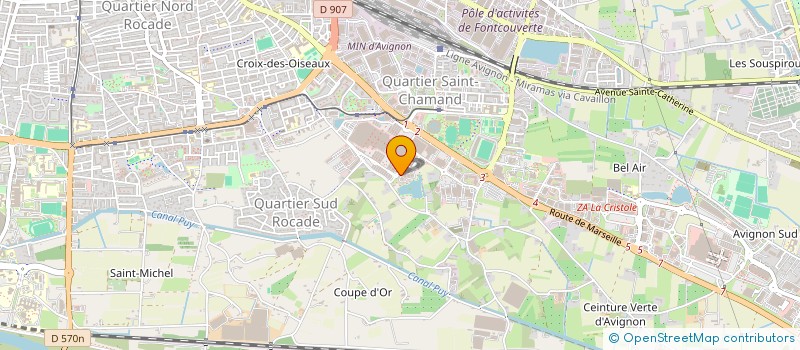 localisation de l'entreprise SELARL DOCTEUR SONIA QUILAN  AVIGNON